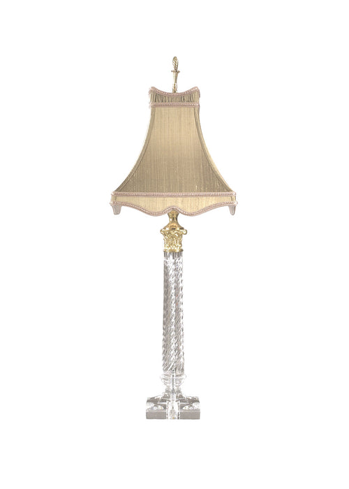 Chelsea House Twist Crystal Accent Lamp