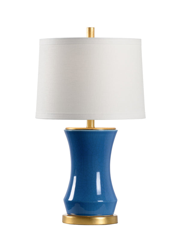 Chelsea House Bel Air Lamp in Blue by Jamie Merida