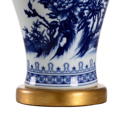 Chelsea House Chesterton Lamp in Blue and White
