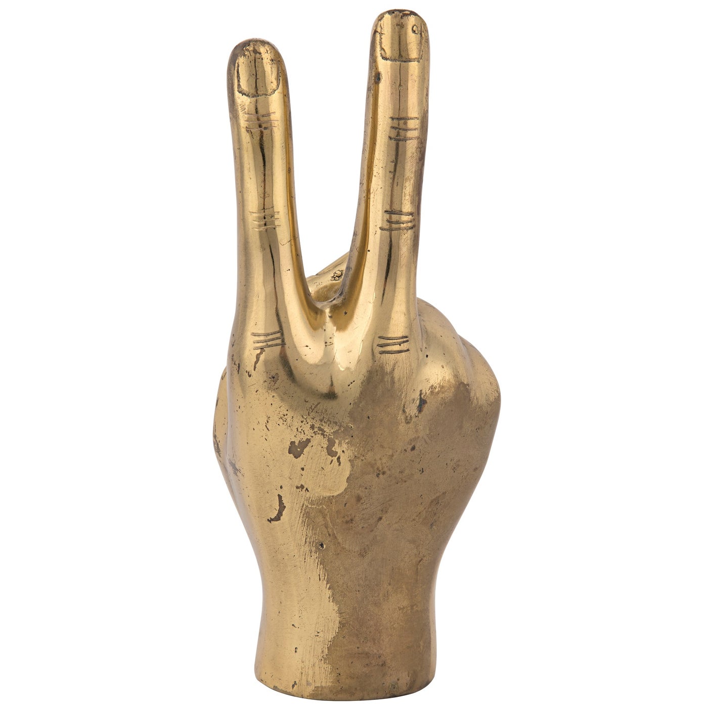 Noir Peace Sign, Brass