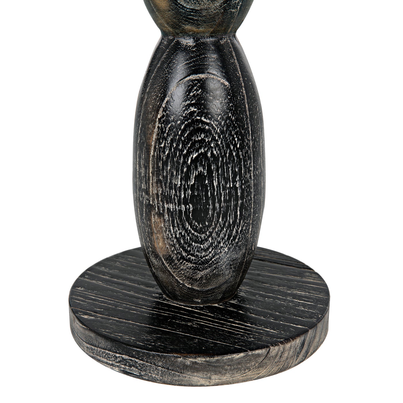 Noir Freia Sculpture, Cinder Black