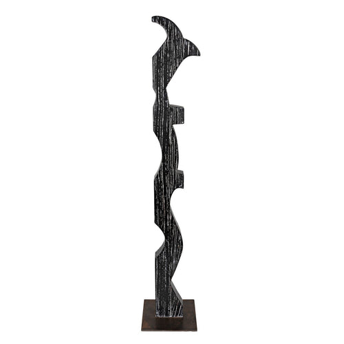 Noir Balper Sculpture, Cinder Black
