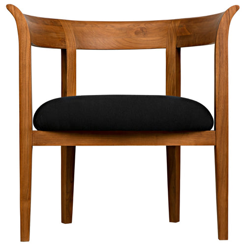 Noir Webster Club Chair, Teak