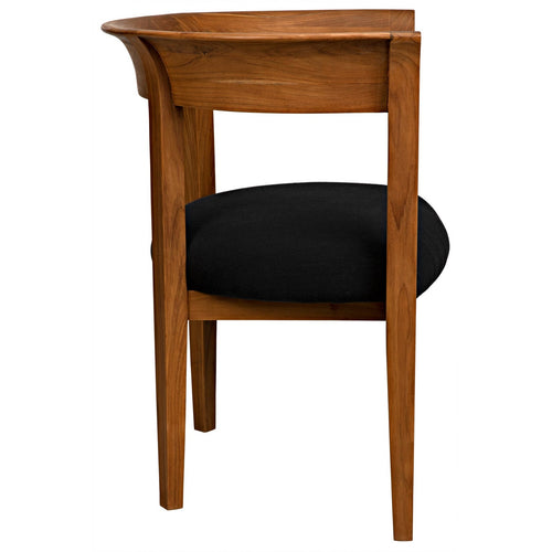 Noir Webster Club Chair, Teak