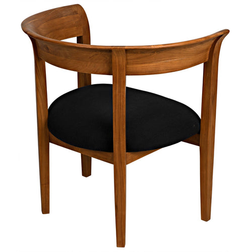 Noir Webster Club Chair, Teak