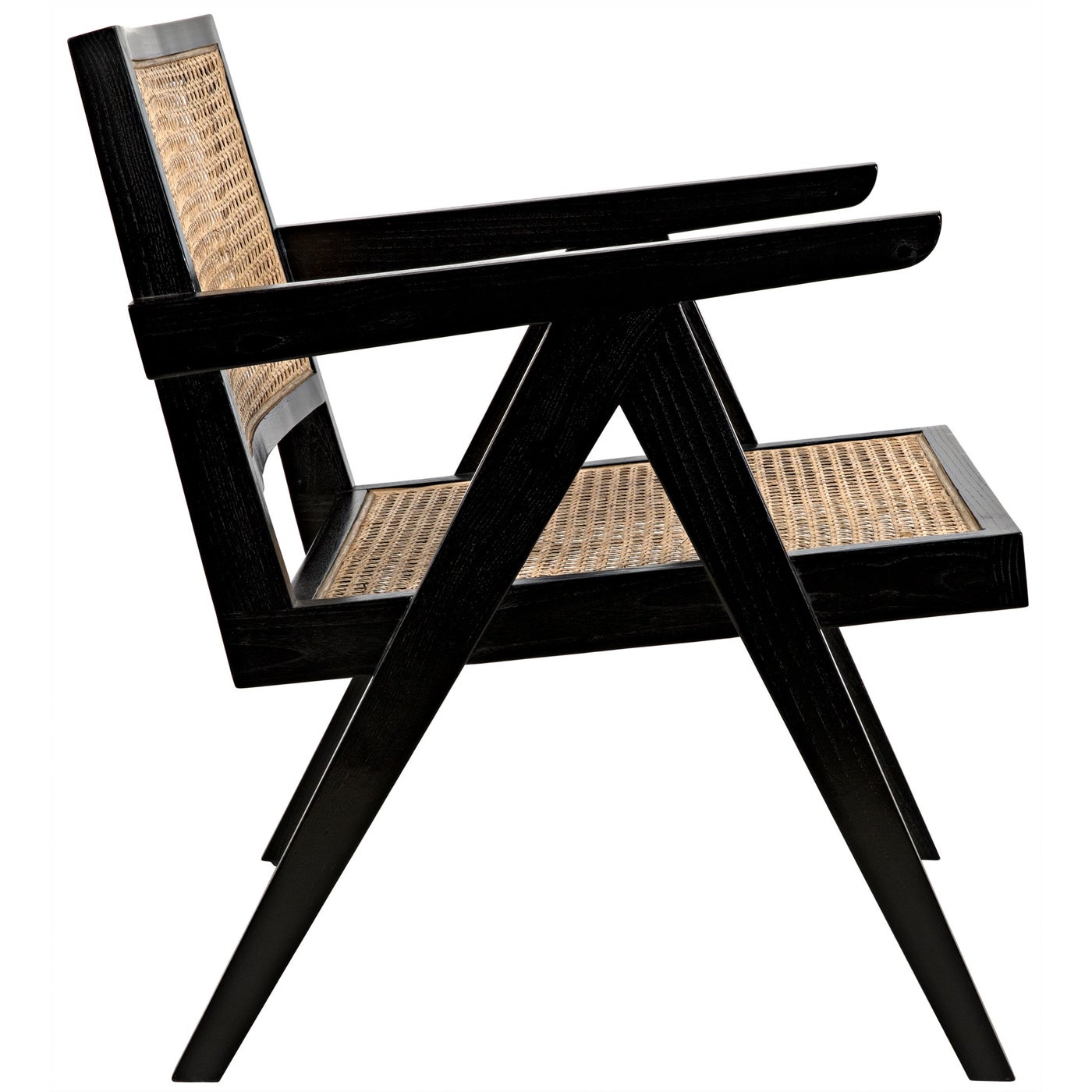 Noir James Relax Chair, Charcoal Black