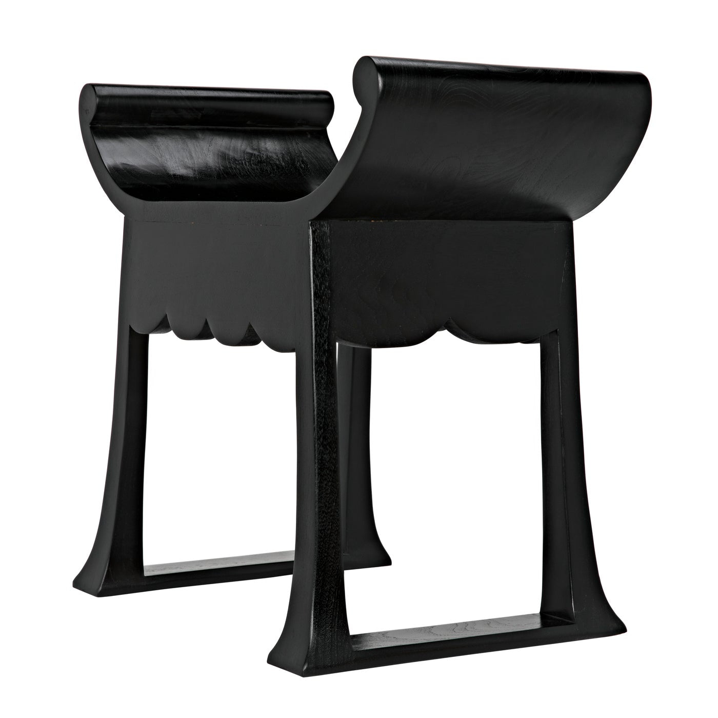 Noir Wey Side Table, Charcoal Black