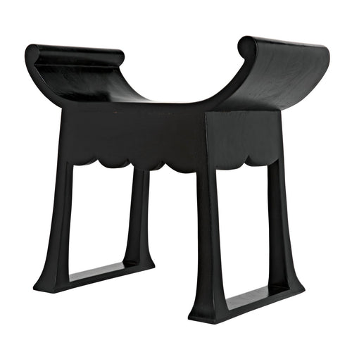 Noir Wey Side Table, Charcoal Black