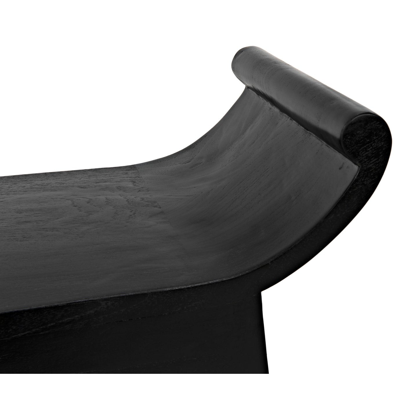 Noir Wey Side Table, Charcoal Black