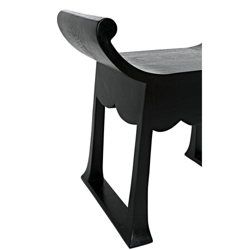 Noir Wey Side Table, Charcoal Black