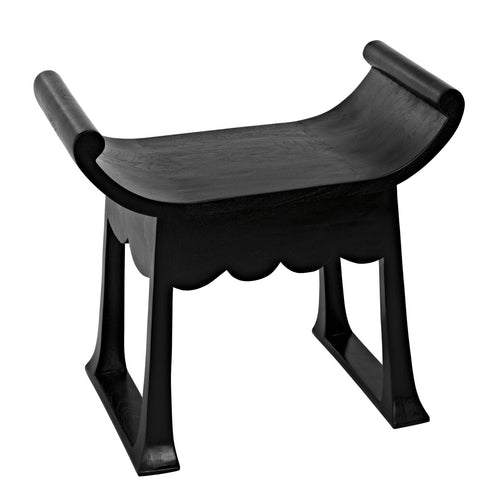 Noir Wey Side Table, Charcoal Black