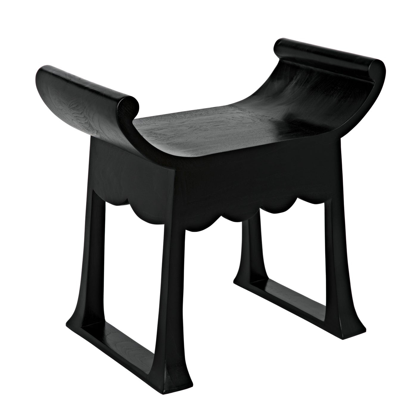 Noir Wey Side Table, Charcoal Black
