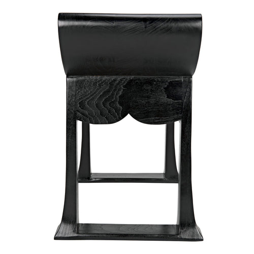 Noir Wey Side Table, Charcoal Black