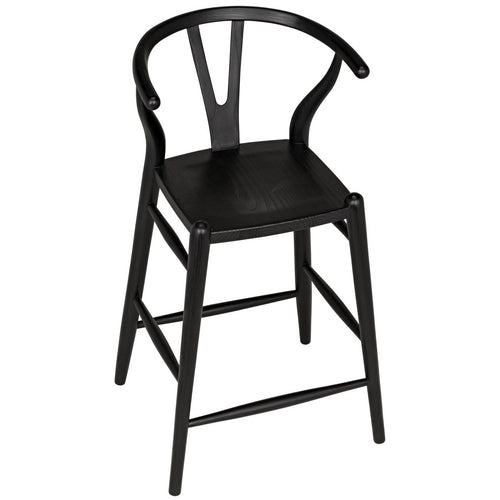 Noir Zola Counter Stool