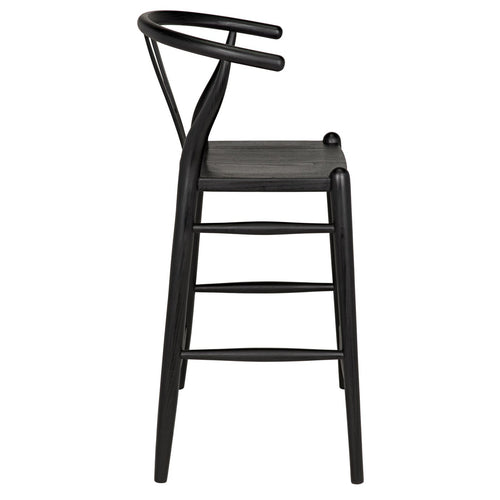 Noir Zola Counter Stool