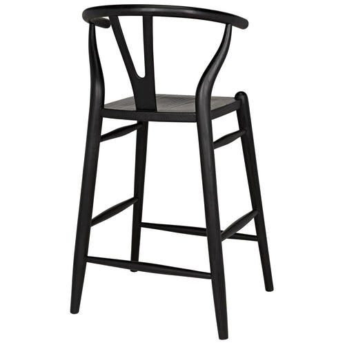 Noir Zola Counter Stool