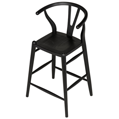 Noir Zola Counter Stool