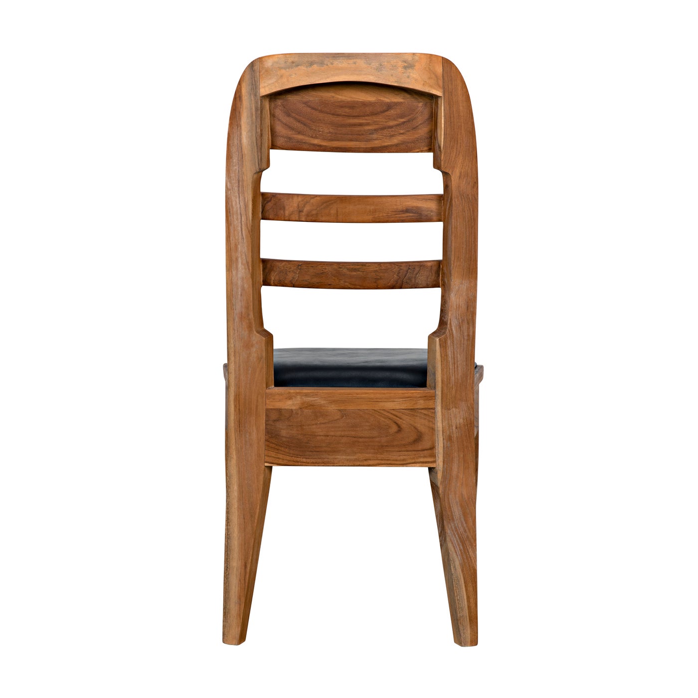 Noir Laila Chair, Teak With Leather