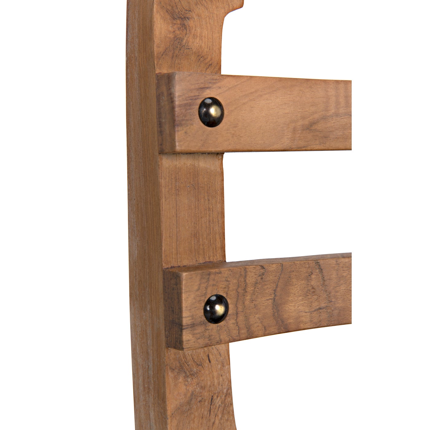 Noir Laila Chair, Teak With Leather