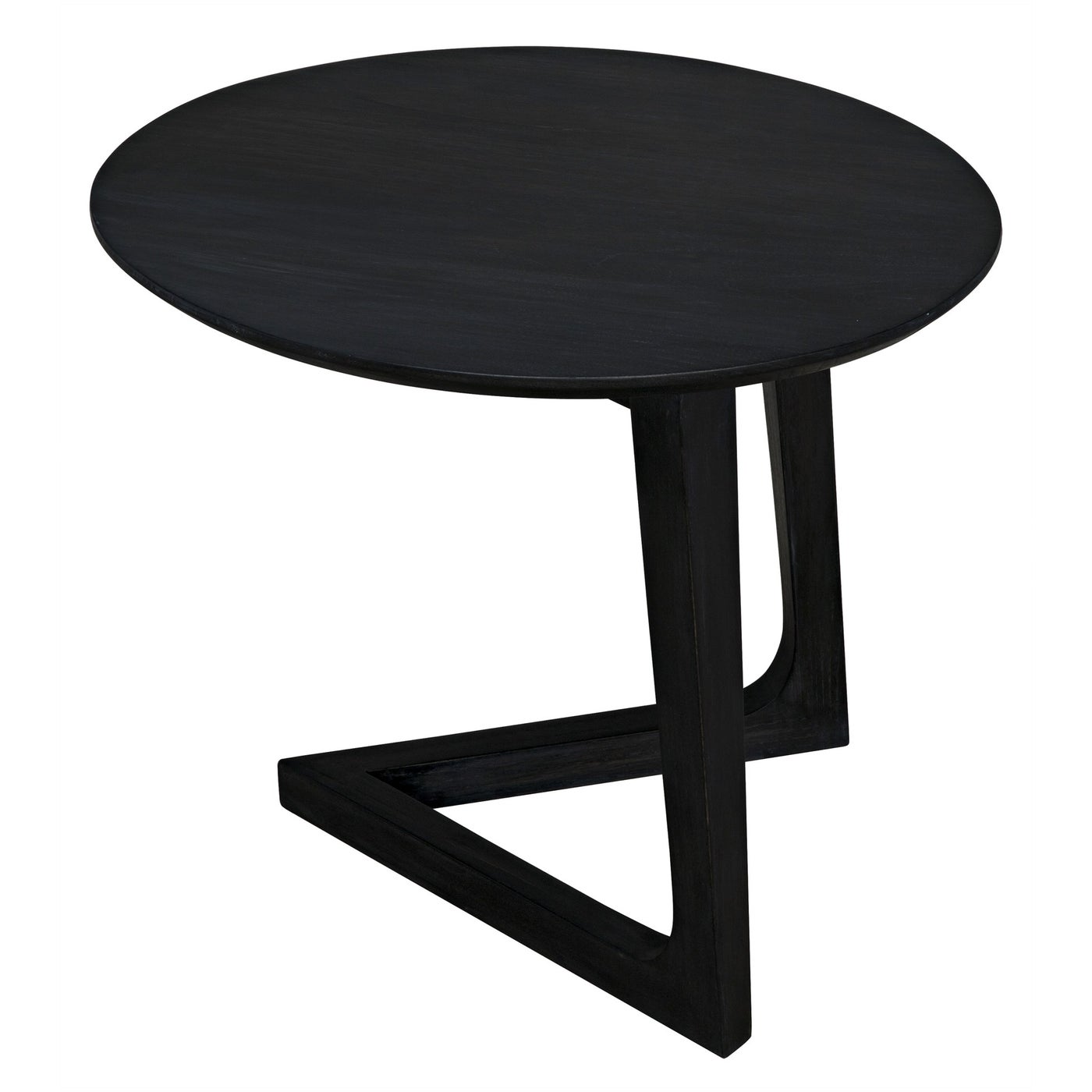 Noir Cantilever Table, Charcoal Black