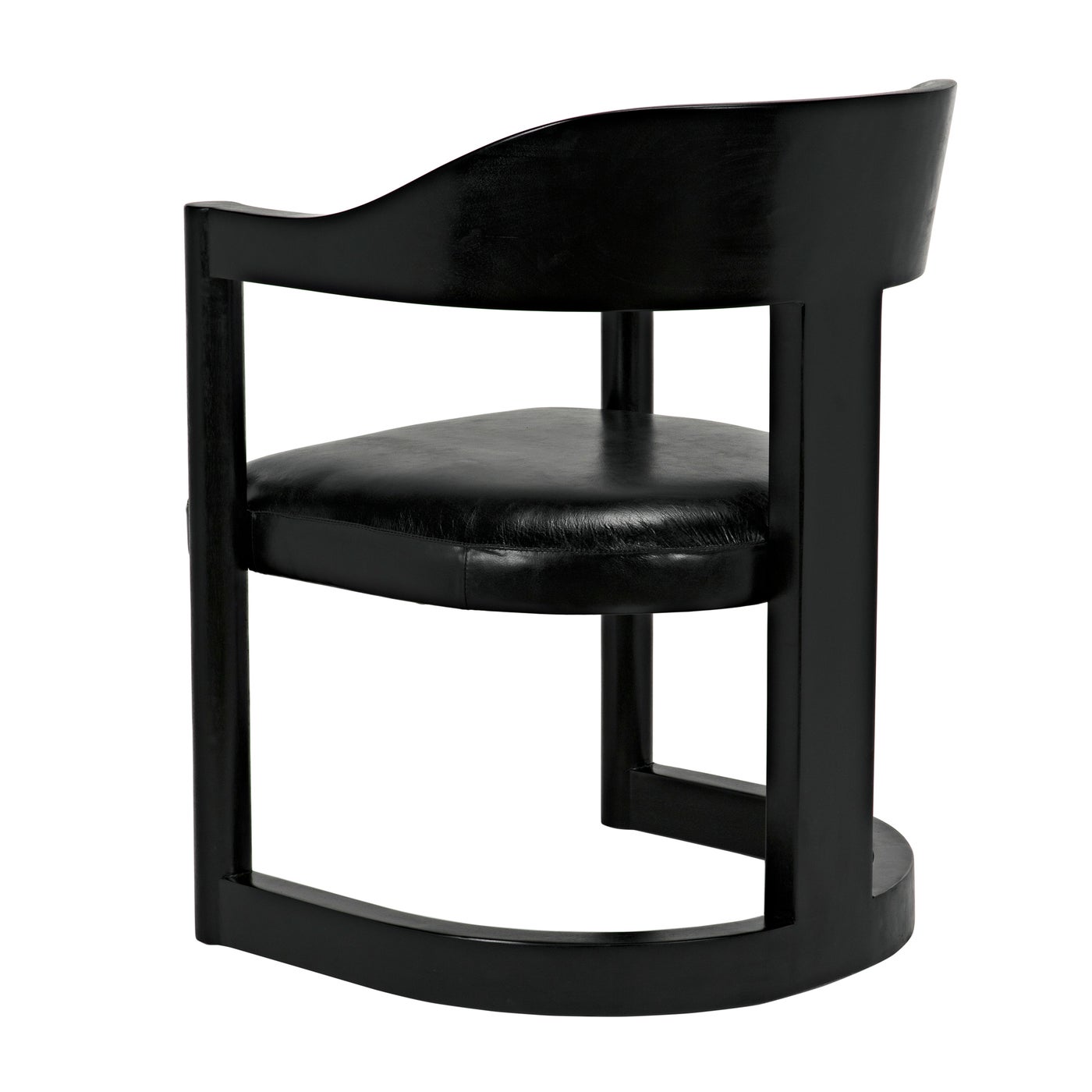 Noir Mccormick Chair, Charcoal Black