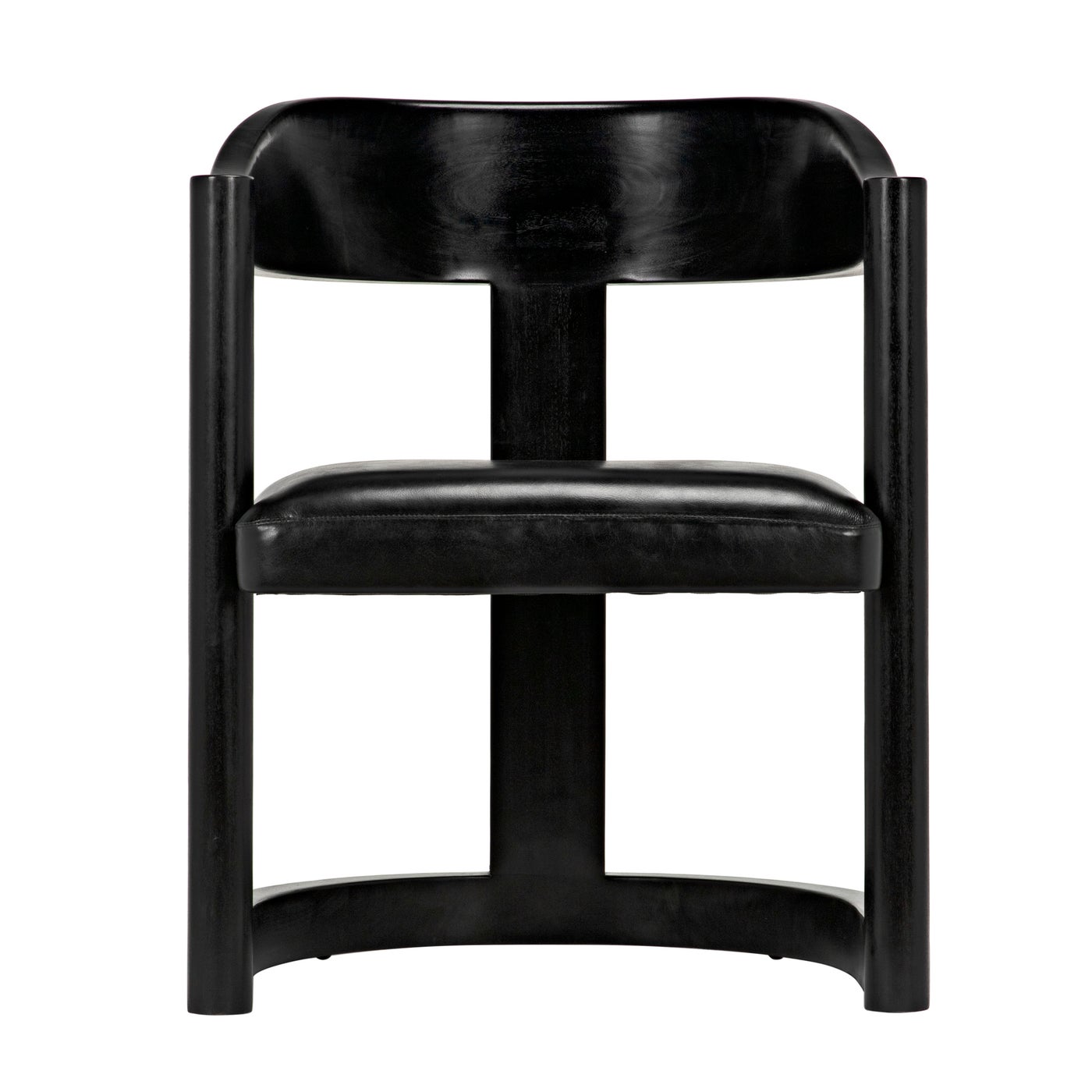 Noir Mccormick Chair, Charcoal Black