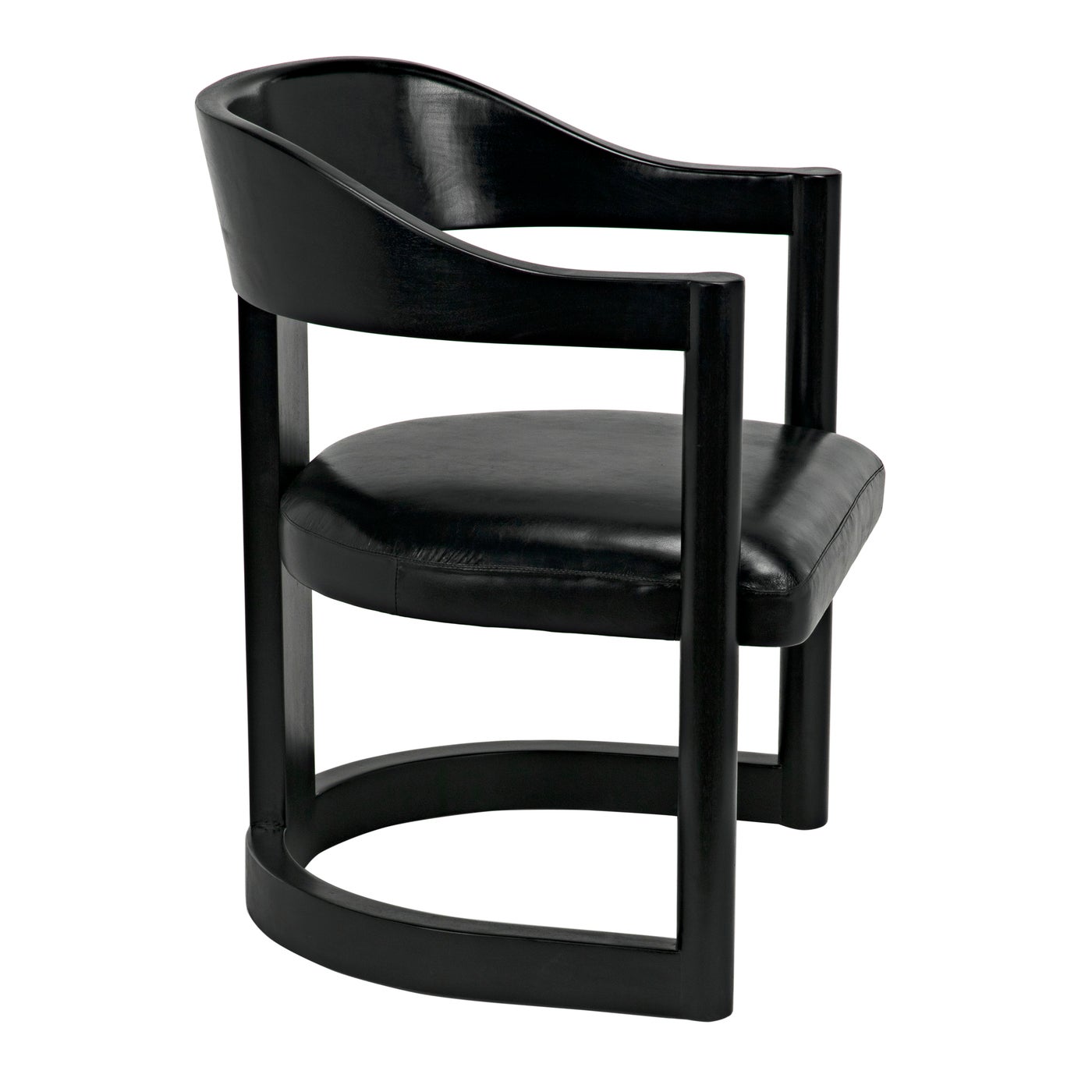 Noir Mccormick Chair, Charcoal Black