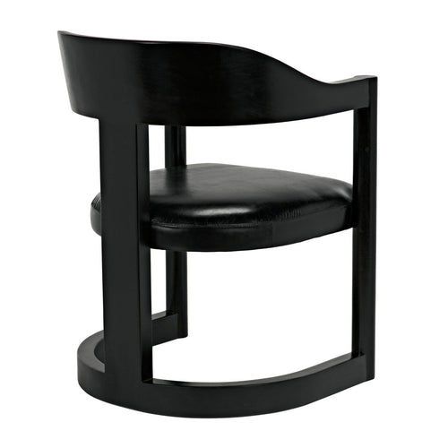 Noir Mccormick Chair, Charcoal Black