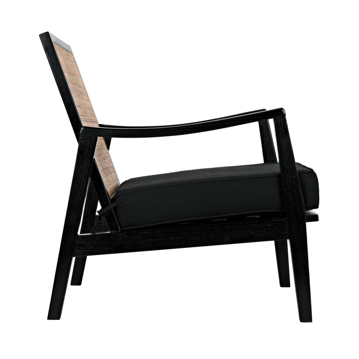 Noir Lichtenstein Chair, Charcoal Black