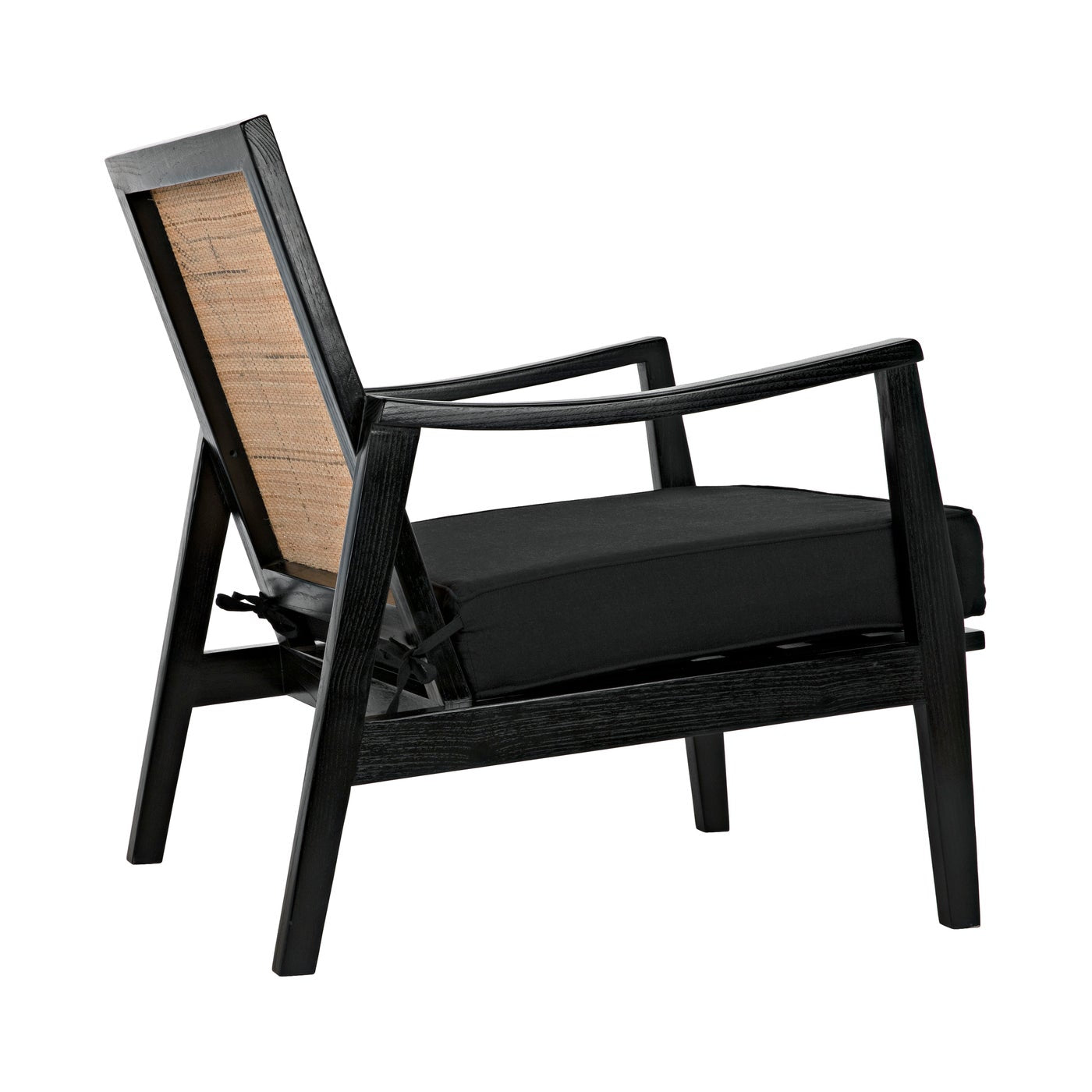 Noir Lichtenstein Chair, Charcoal Black