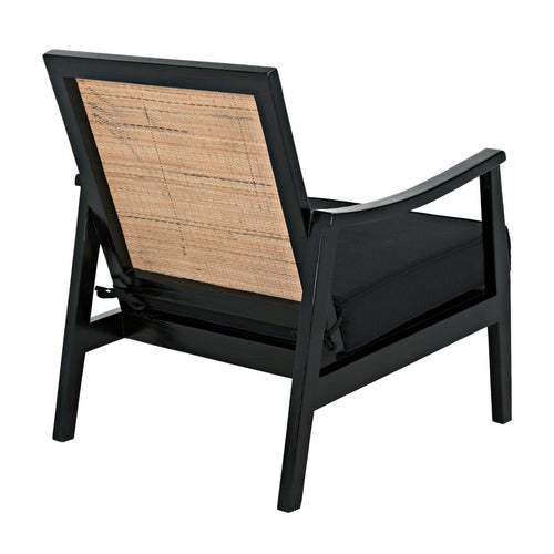 Noir Lichtenstein Chair, Charcoal Black