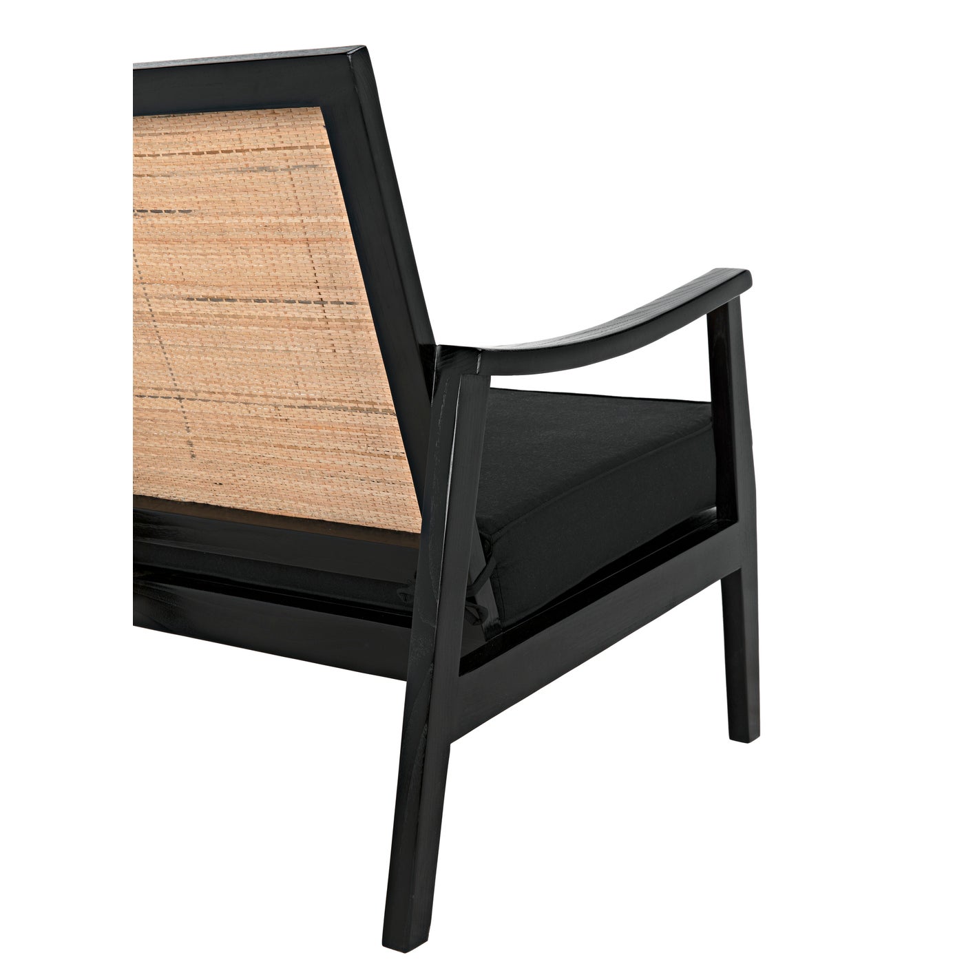 Noir Lichtenstein Chair, Charcoal Black