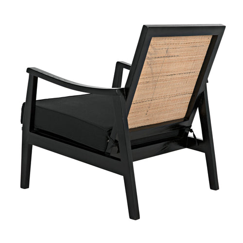 Noir Lichtenstein Chair, Charcoal Black