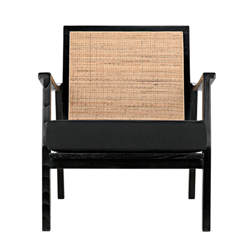 Noir Lichtenstein Chair, Charcoal Black