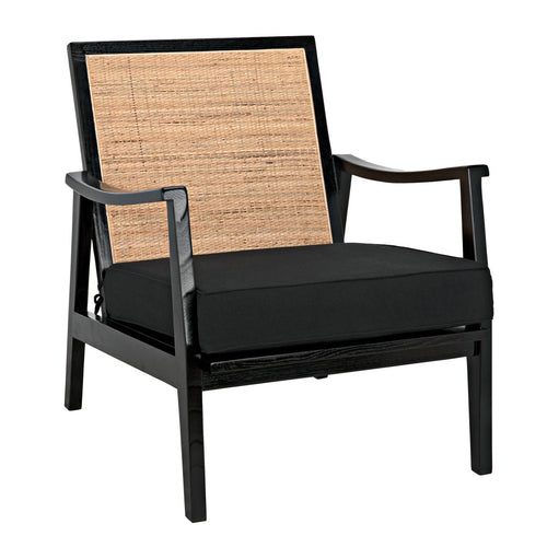 Noir Lichtenstein Chair, Charcoal Black