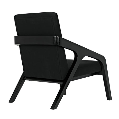 Noir Lamar Chair, Charcoal Black