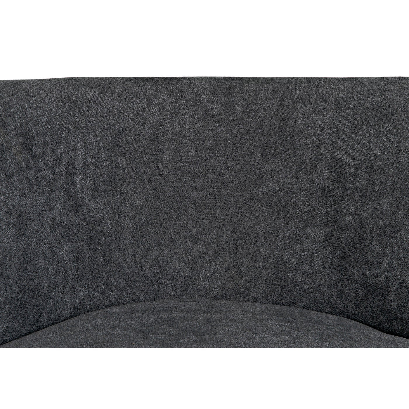 Noir Laffont Chair With Grey Fabric