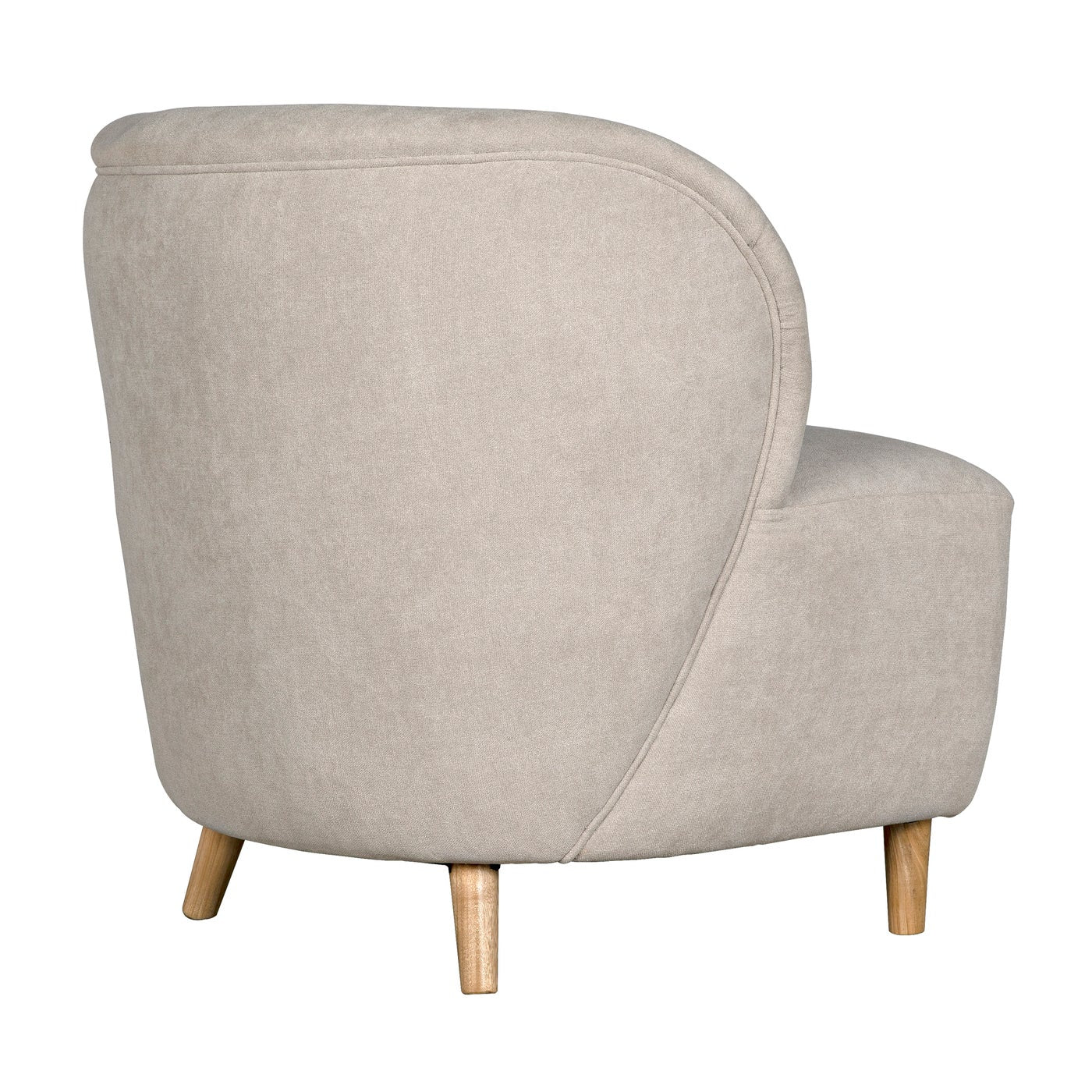 Noir Laffont Chair With Wheat Fabric