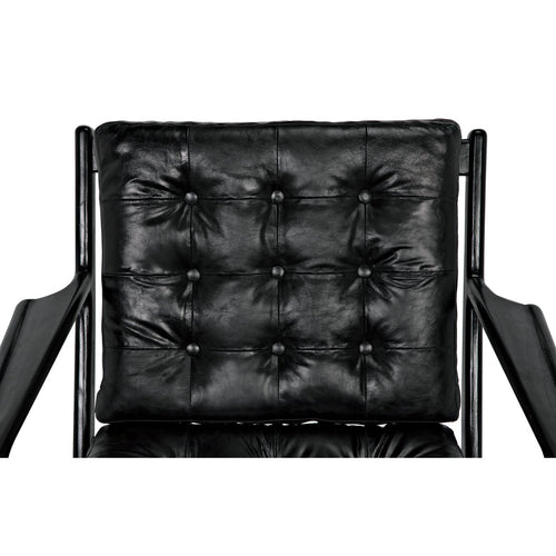 Noir Lauda Chair With Black Leather