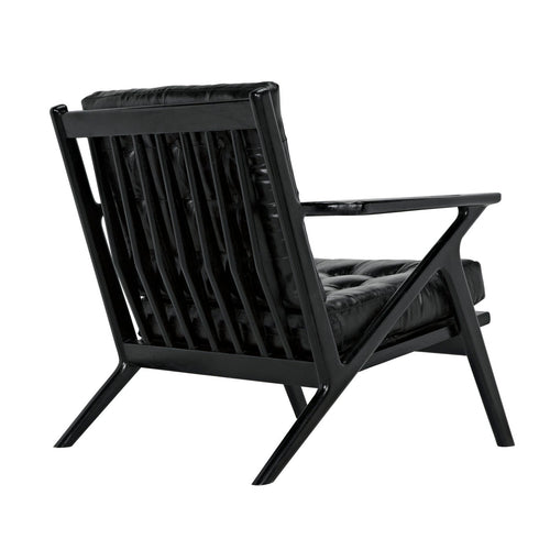 Noir Lauda Chair With Black Leather