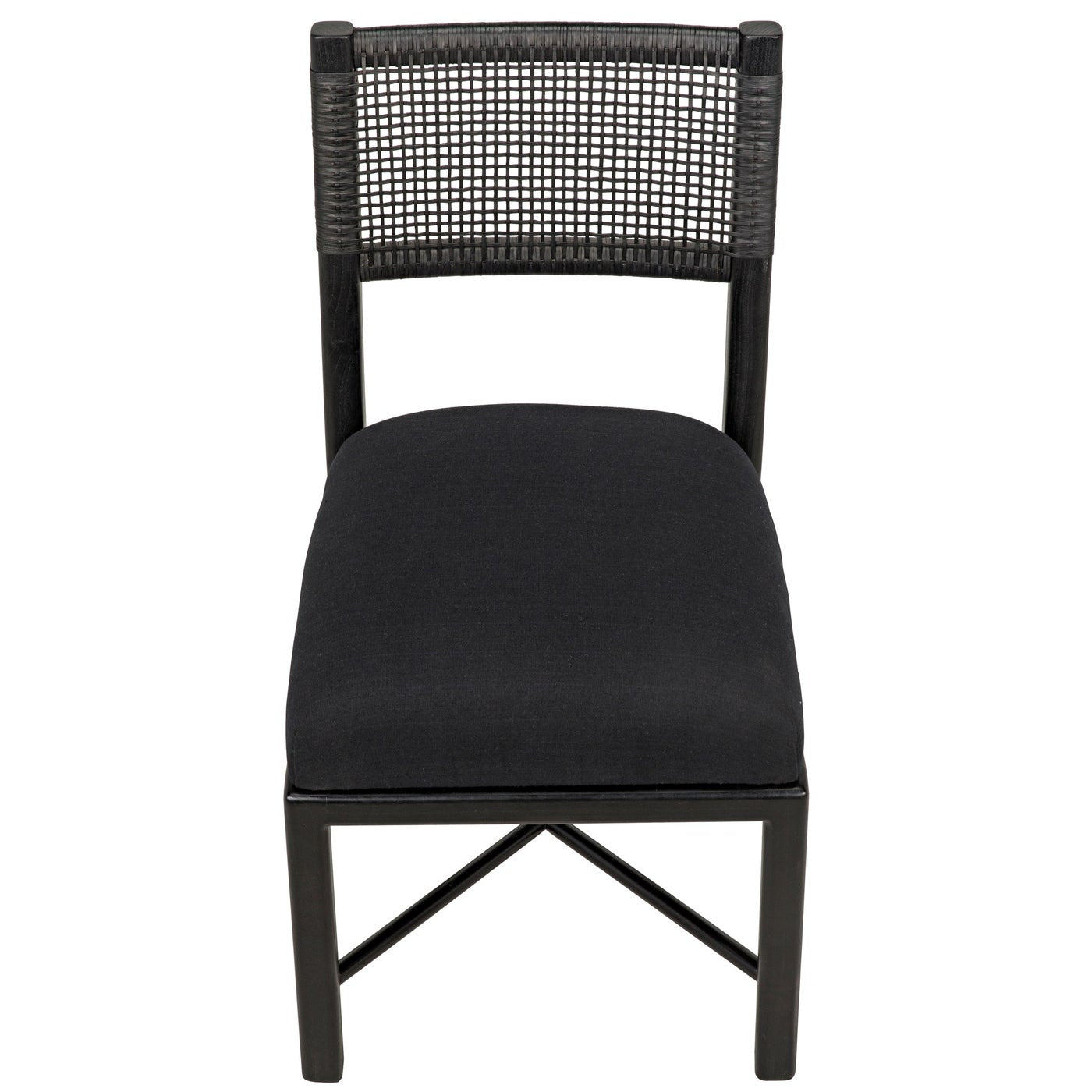 Noir Lobos Chair, Charcoal Black