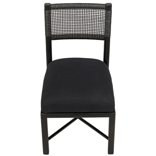 Noir Lobos Chair, Charcoal Black