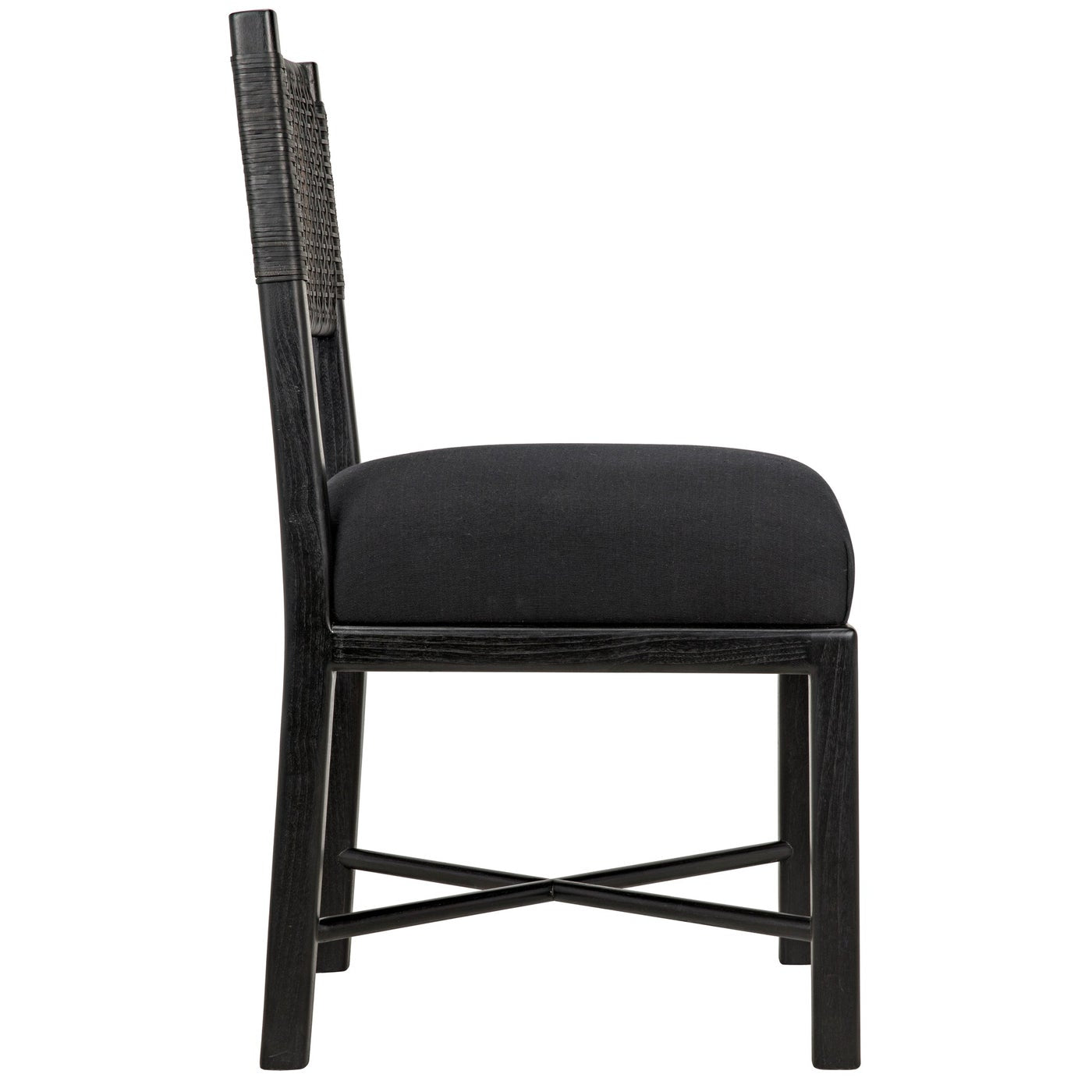 Noir Lobos Chair, Charcoal Black