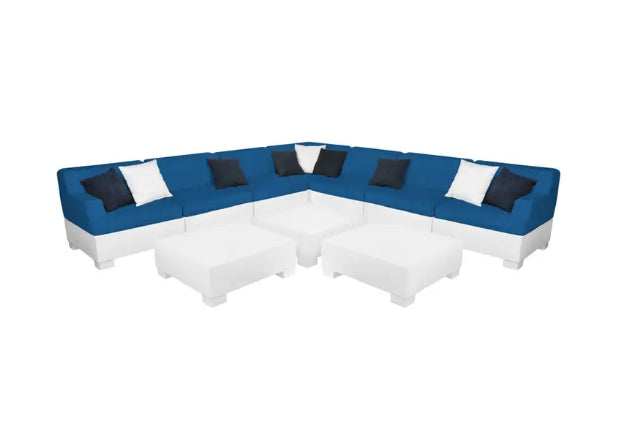 Affinity 10 Piece L-Shape Outdoor Sectional