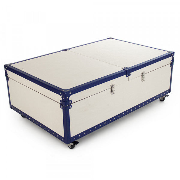 Zentique Seignour Sliding Bar White, Blue