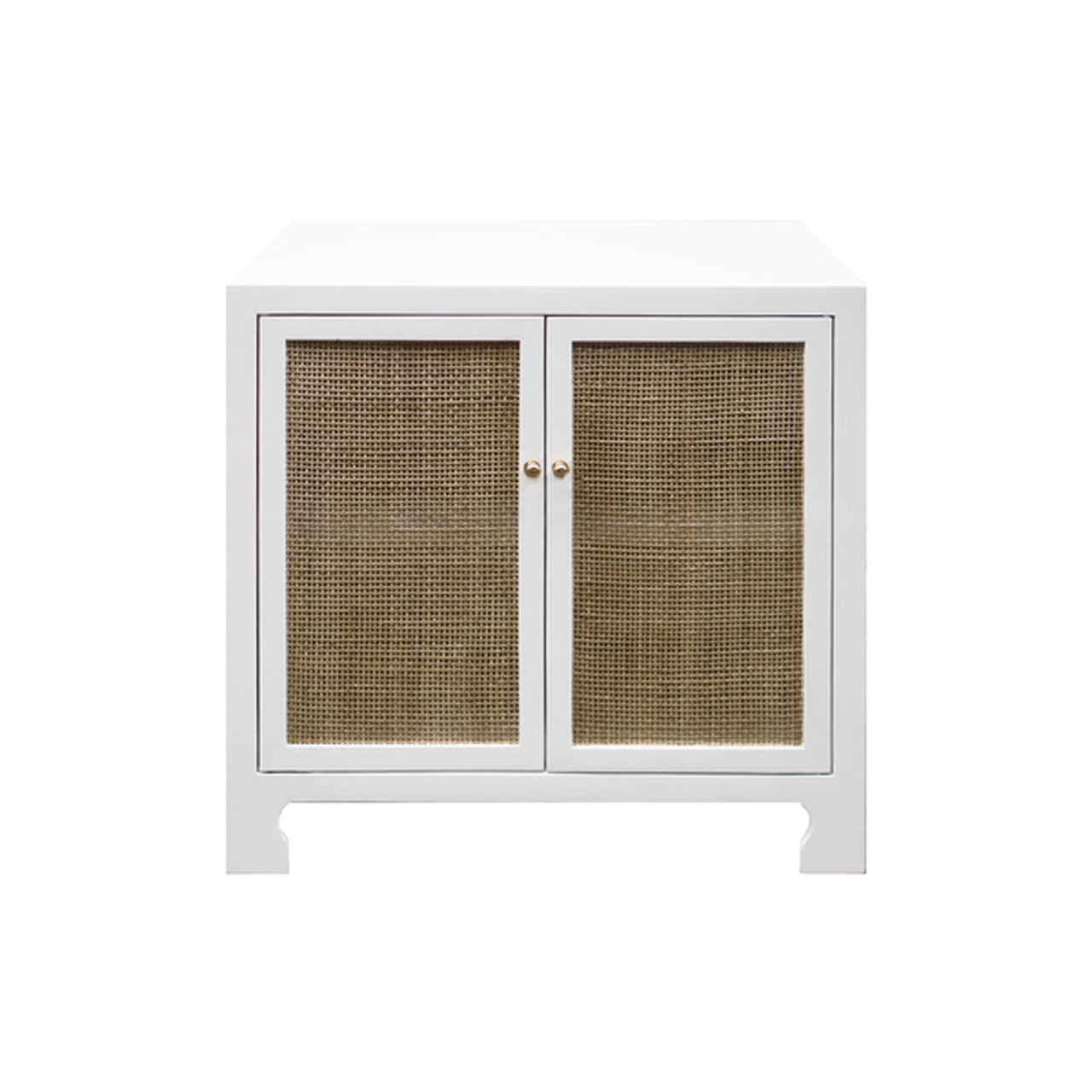 Worlds Away Alden Cane Front Cabinet