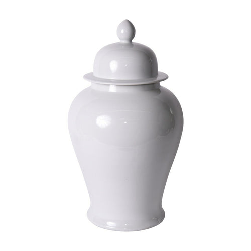 White XL Temple Jar By Legends Of Asia