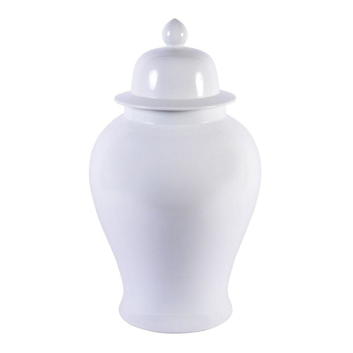 White XL Temple Jar By Legends Of Asia