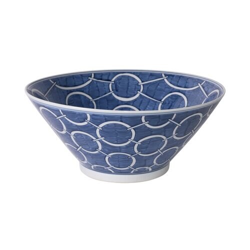 Indigo Blue Circle Bowl by Legend of Asia