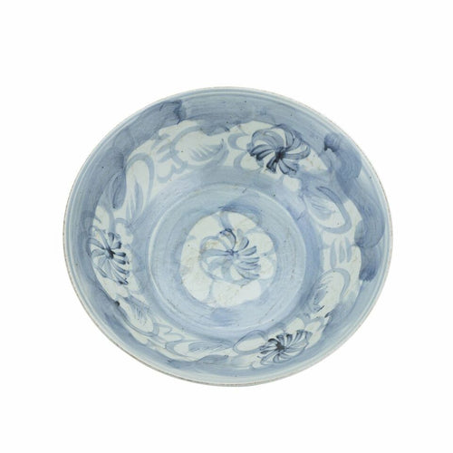 Blue And White Porcelain Silla Sea Grass Large Plate by Legend of Asia